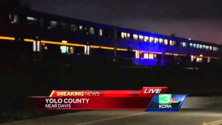 Train strikes pedestrian near Davis; systemwide delays reported