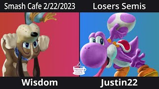 Losers Semis Wisdom vs Justin22 Smash Cafe 2 22 2023
