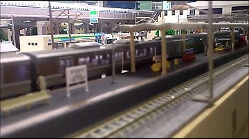 【Ｎゲージ】もしもＪＲ神戸線に１５両編成の電車が走ったら・・・【鉄道模型】