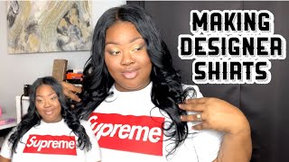 How to Make “Designer” Shirts Using the Cricut. | Cricut 101 (Episode 4)