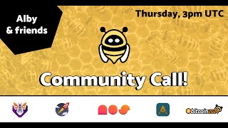 Alby Community Call! 📞🐝 Tando, Swarmstr, Nossocial, Bitcoin Nashville 2024