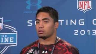 Manti Te'o NFL Combine Press  Conference