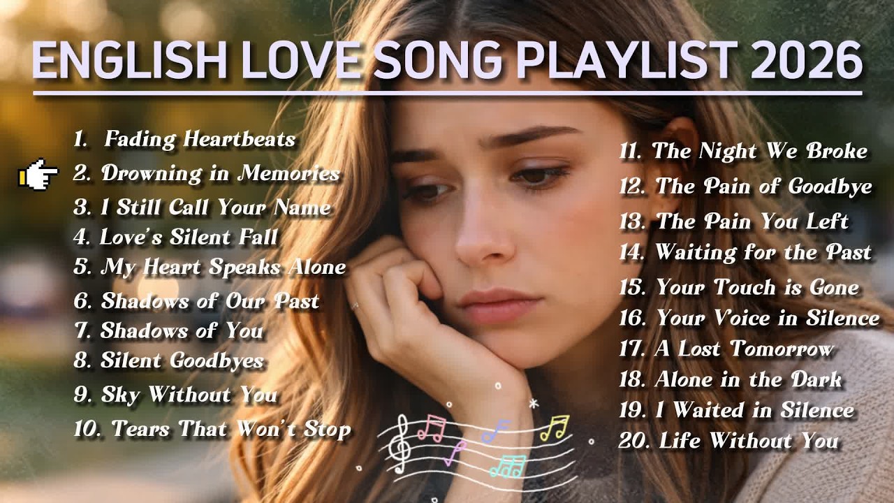 Heartbroken English Love Song 2026 | Beautiful Love Sad Song Playlist