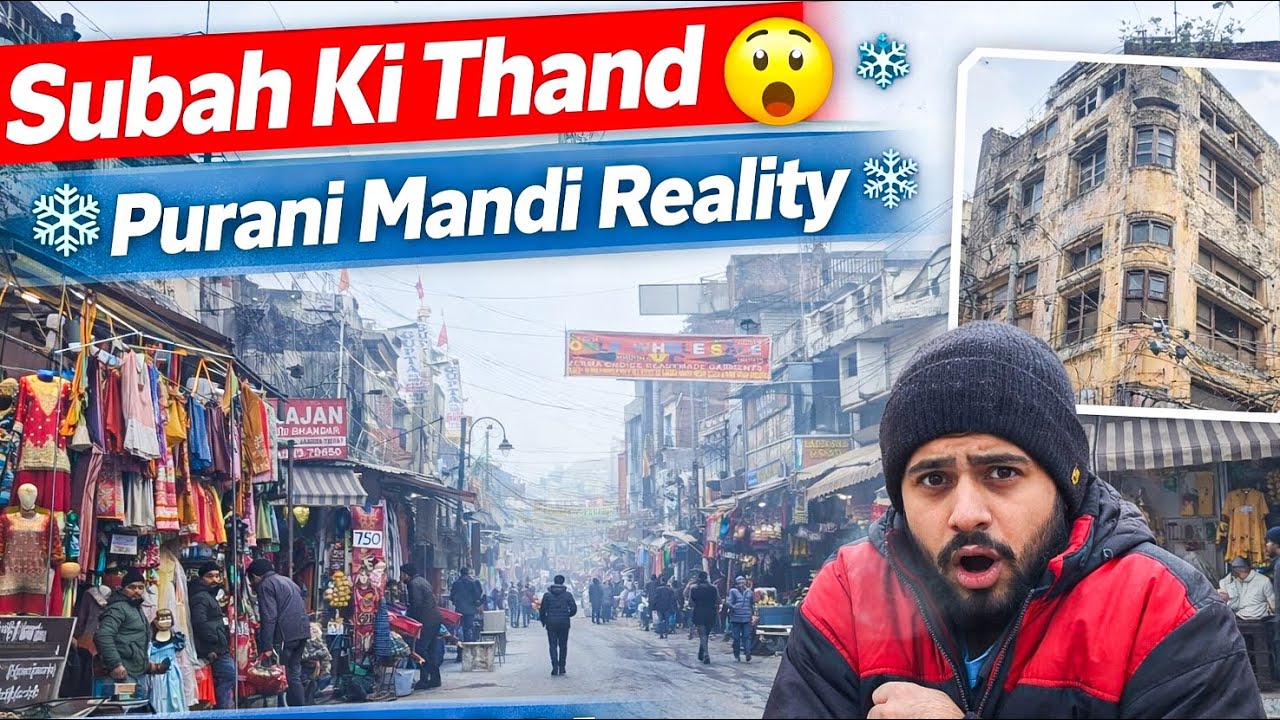 LIVE Purani Mandi Jammu | Winter Morning Ground Reality | Subah Ki Thand | Real Scene of Jammu City