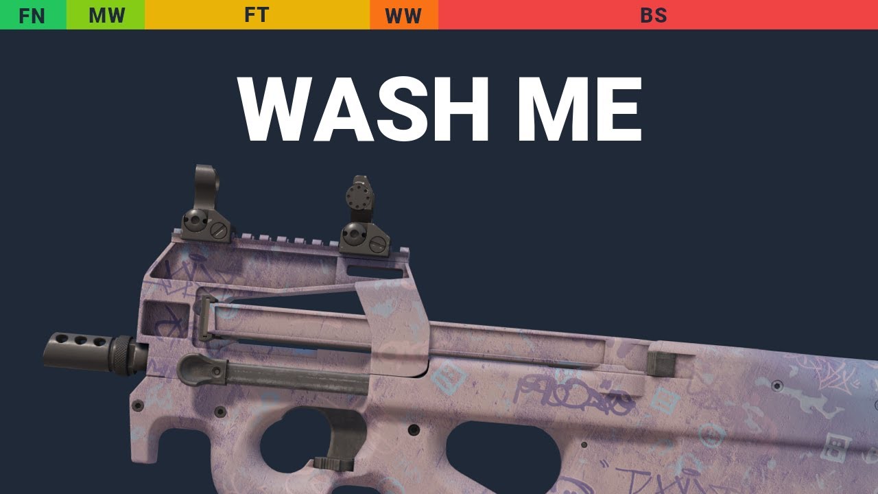 P90 Wash me - Skin Float And Wear Preview