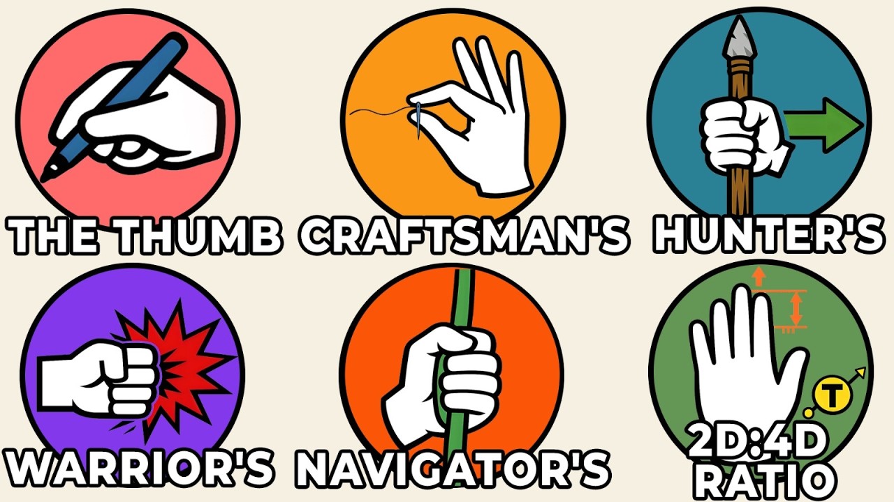 Hand Shapes Power Every Hidden Evolutionary Advantage of Your Hand Shape Explained - YouTube