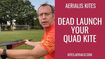 Tutorial: How to Dead Launch Your Quad Kite! #1