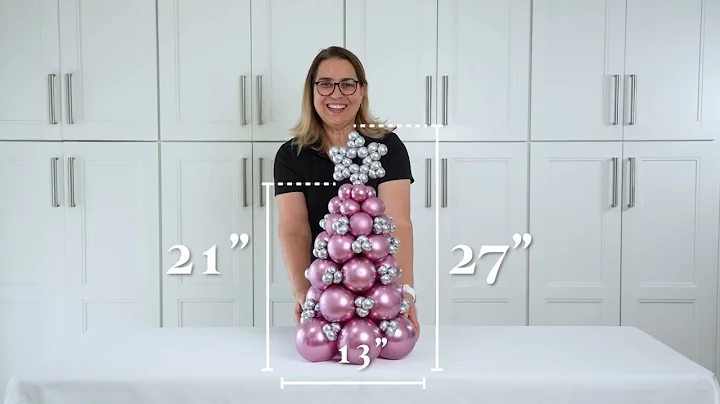 Mini Balloon Christmas Tree Tutorial