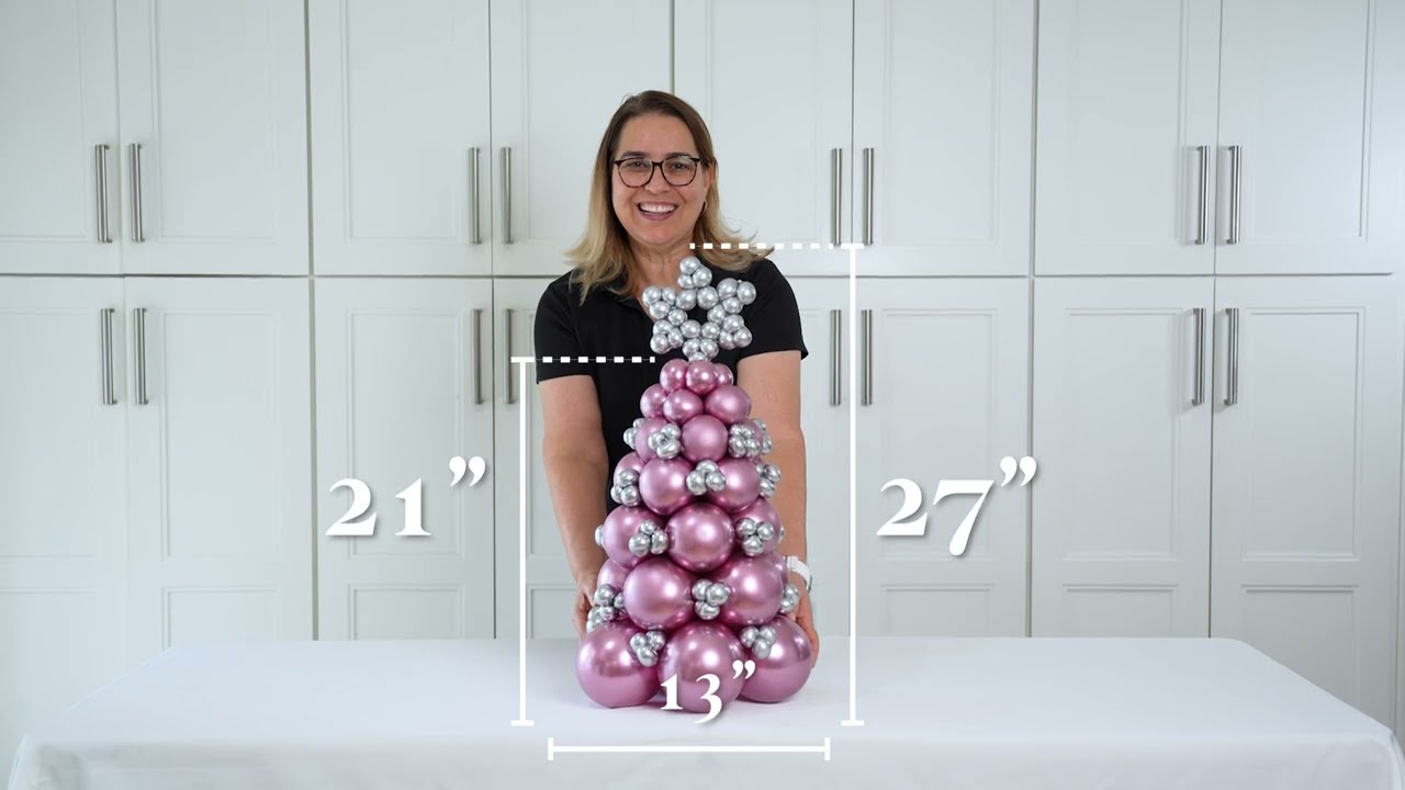 Mini Balloon Christmas Tree Tutorial