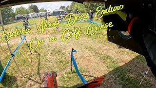 Enduro Noob goes riding on a Golf Course!!! | Raw Lap