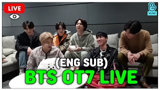 [ENG SUB] BTS OT7 V LIVE TODAY😂 🔴BTS  CONCERT 7.5.2026 Jin, Suga, J-Hope, RM, Jimin, V, Jungkook