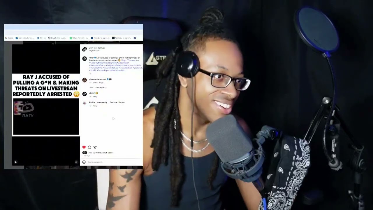 Ray J Accused Of Pulling A G*n On His Ex-Wife Princess On Livestream Reportedly Arrested