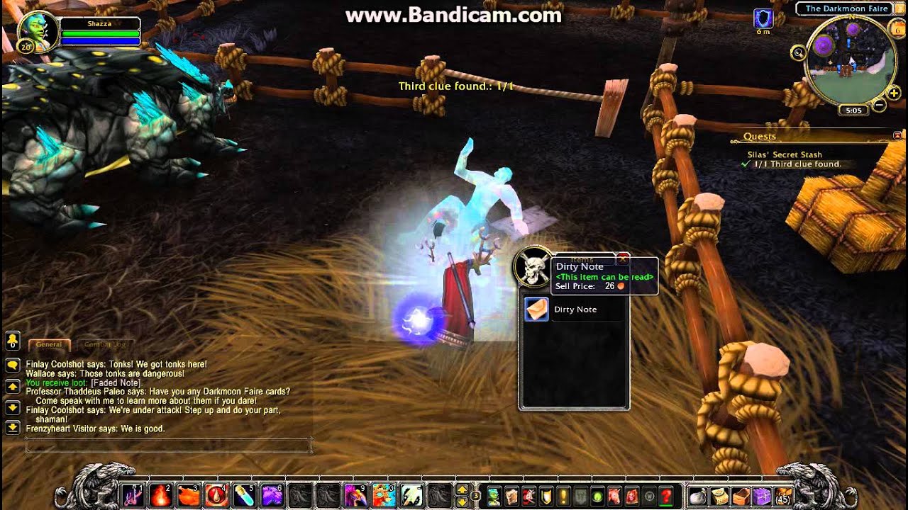 Silas' Secret Stash - World of Warcraft - Darkmoon Faire