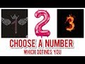 Choose a number that defines you - And help ME !