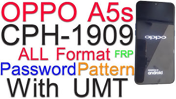 OPPO A5S PH1909 PATTERN UNLOCK UMT 2021| OPPO A5S PATTERN PASSWORD UNLOCK UMTPRO UNLOCK @ismailtel1