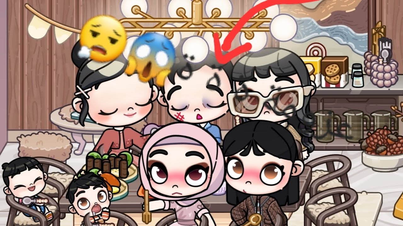 عزومة ة ة ة😱😱+شوفوا محمد حصله ايه🤣🤯