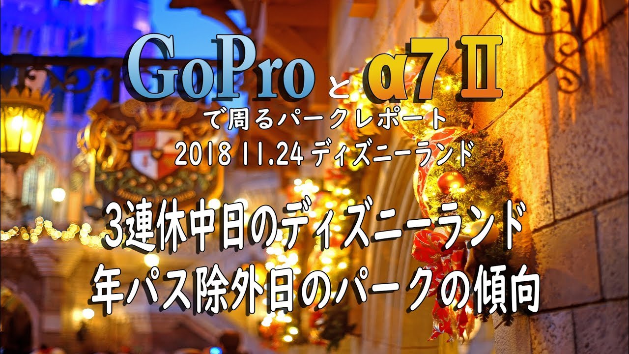 3連休中日 年パス除外日のパークの傾向 Youtube