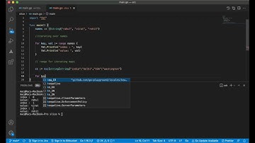 Golang - range for iterate slices and maps