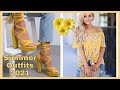 HERMOSOS OUTFITS AMARILLOS COLOR DE MODA 2021 💛OUTFITS PARA VERANO 2021 MODA Y TENDENCIAS 2021