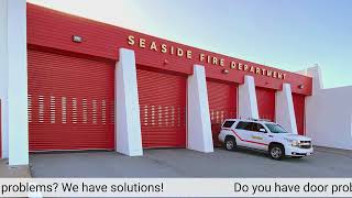High-Speed Hormann Roll Up Doors for Fire Stations and EMS Facilities.