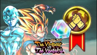 HOW TO GET RAID HONORS FOR 700 CHRONO CRYSTALS: THE VIRTUOUS VS THE VENGEFUL RAID: DB LEGENDS
