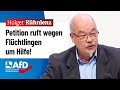 Petition ruft wegen Flüchtlingen um Hilfe! – Holger Kühnlenz (AfD)
