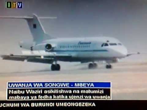 Uwanja Wa Ndege Wa Songwe Mbeya ITV 