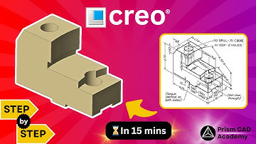 Chuck Jaw Part Modelling in Creo Parametric | Easy Steps!