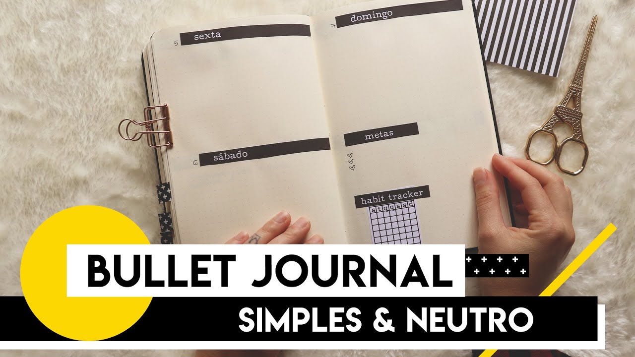 BULLET JOURNAL PRETO | by Aline Albino
