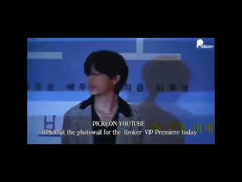Kim Taehyung attended the premiere of Broker.VIP screening to support for his friend Kang Dong-won