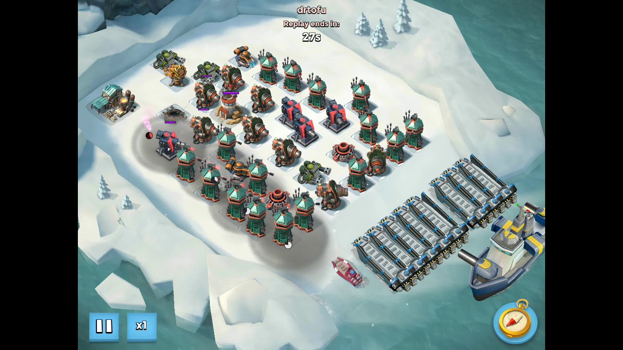 Boom Beach All Zooka Attack on Resource Base #01