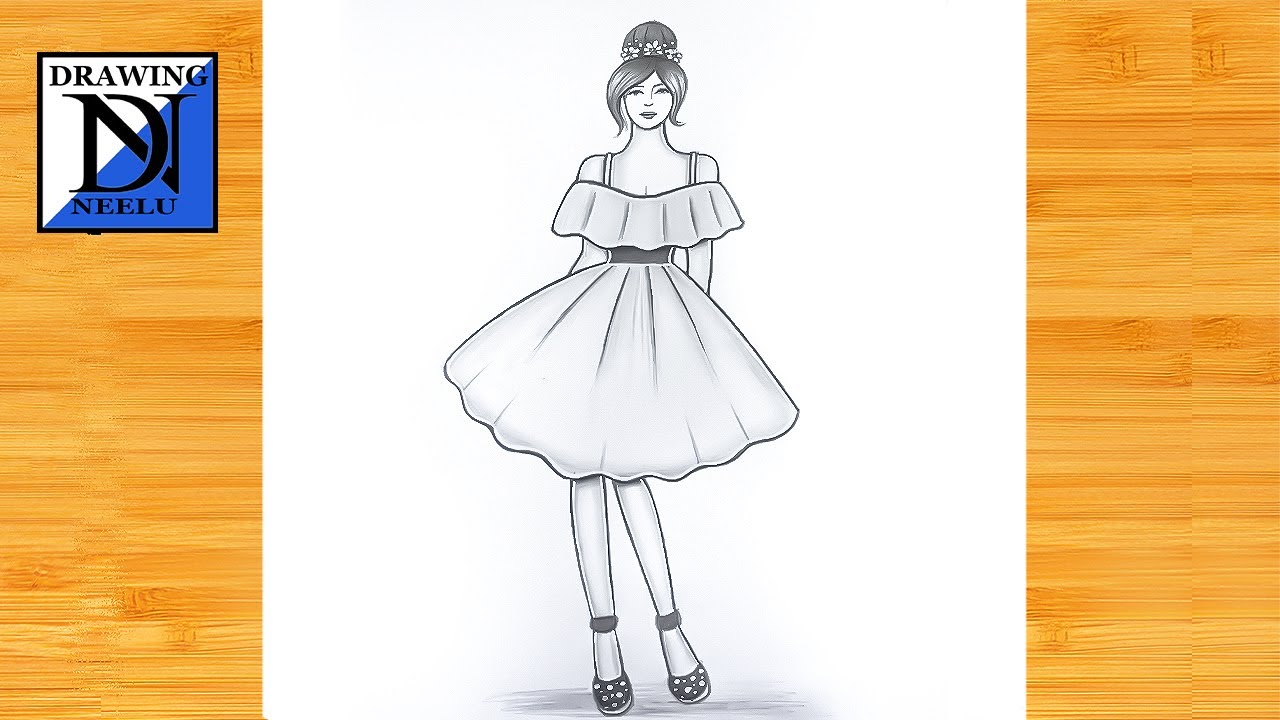 Update 84+ one piece dress sketch best in.eteachers