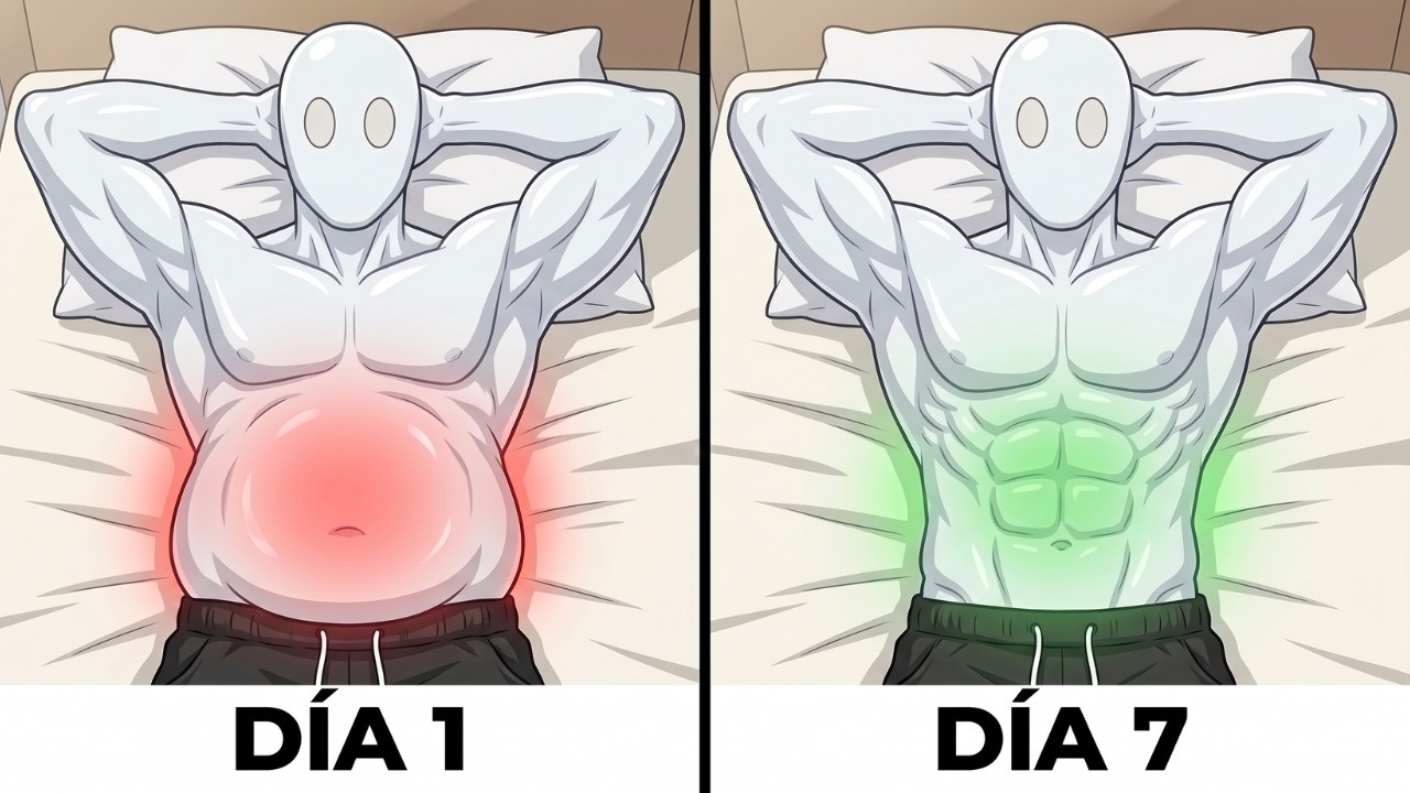 La Forma Más Perezosa de Perder Grasa Abdominal (¡Hazlo Antes de Dormir!)