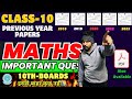 Class-10 Maths Cbse Previous Year Papers for Session 2023-24 ||