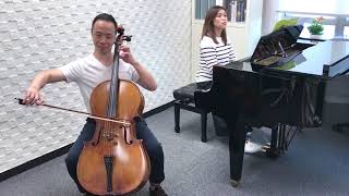 Abrsm Cello Grade 7 A J.c.f. Bach Rondeaux 2Nd Movt From Sonata In G
