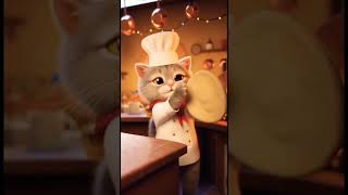 This Cat Makes Pizza FAST! 😼🍕 | Cute Chef Kitty