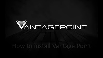VantagePoint - How to install VantagePoint software