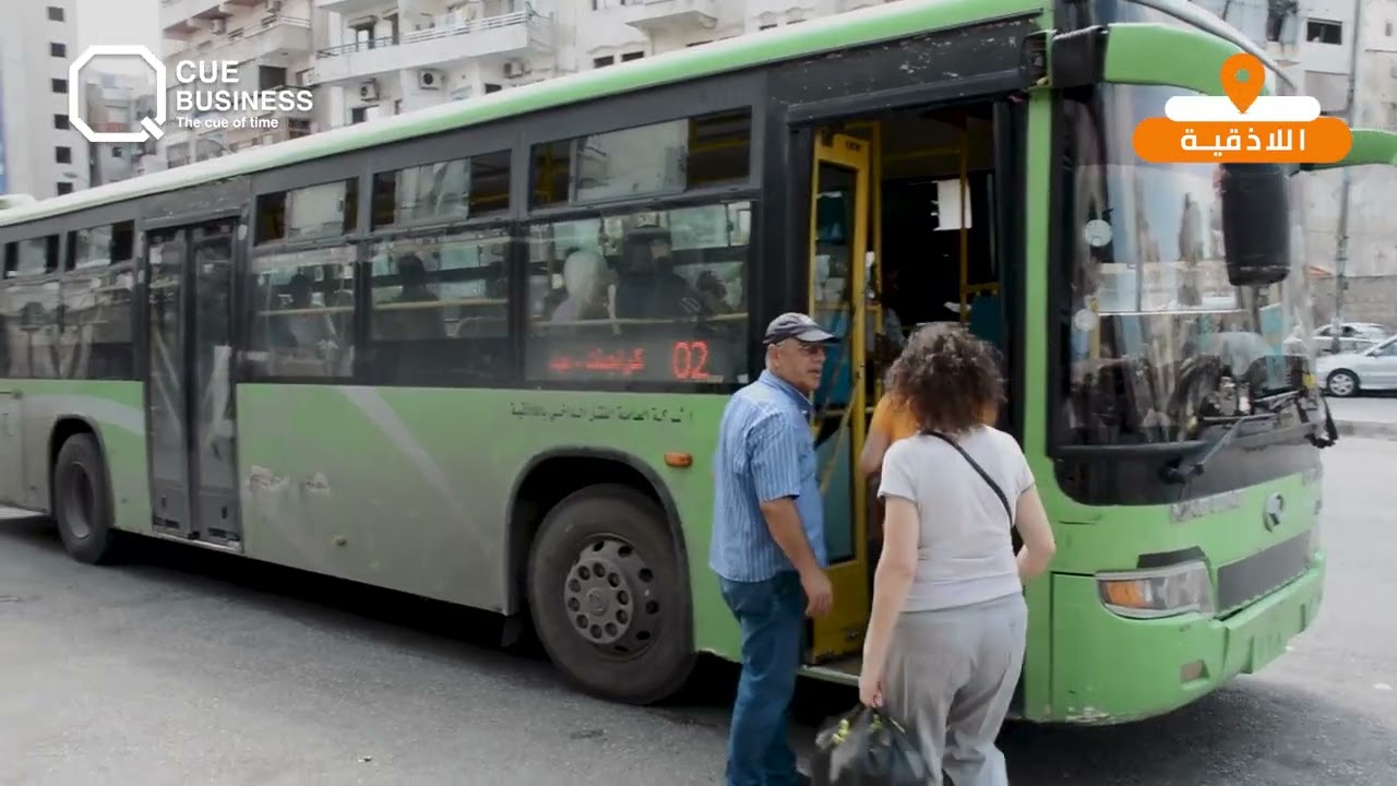 لمواجهة أزمة النقل وتخفيف الازدحام.. اللاذقية تستلم 14 باص نقل داخلي جديد