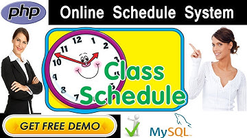 Online College Schedule Inquiry System Project in PHP | MYSQLI | HTML | CSS - College Projects
