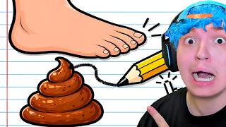 EU NÃO DEVERIA TER PASSADO DESSE NÍVEL BIZARRO... 😰 (Just Draw)