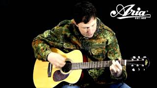 Aria ADF 01 guitar demonstration