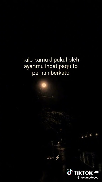ingat kata kata Paquito😕🤔🤓