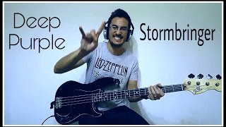 Video thumbnail of "Deep Purple stormbringer bass cover
#deeppurple #stormbringer #glennhughes #basscover"