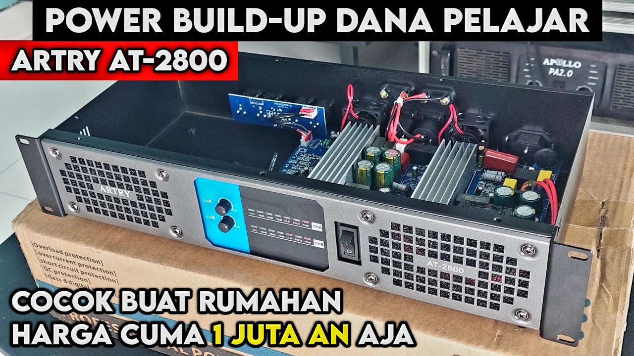 Review power amplifier ARTRY AT-2800 cocok buat rumahan