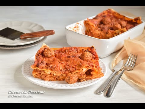 Lasagne alla calabrese - Sagne chine - Ricette che Passione