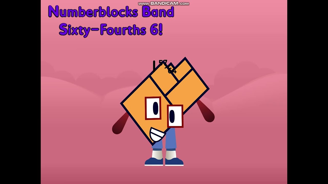 Numberblocks Band Sixty-Fourths 6