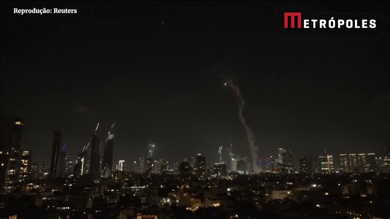 Mísseis iranianos atingem Tel Aviv; Veja imagens do ataque