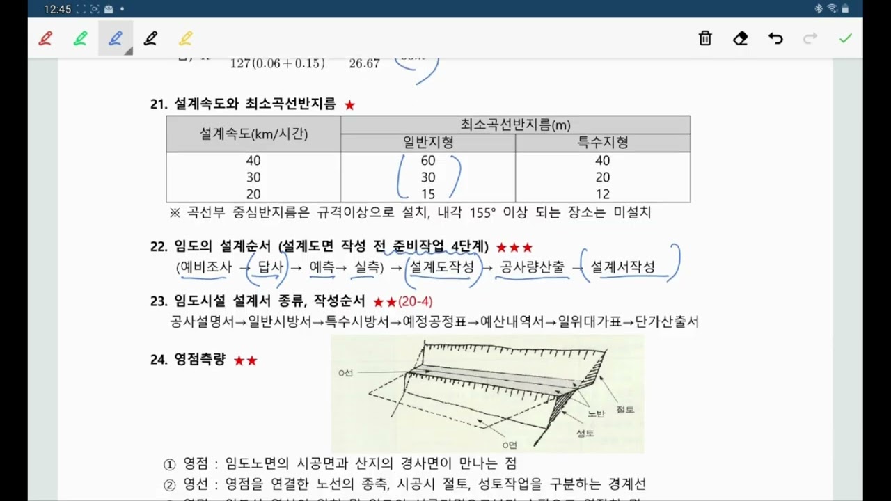 산림기사실기-임도공학2