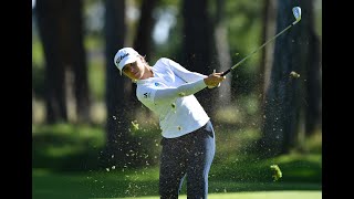 Steph Kyriacou birdies the last to leave her -4 for the day after day one in Åhus