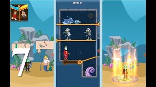Pull the pin 2 pull him out - Gameplay Walkthrough Part 7 - Level 31-35 (iOS, Android) screenshot 3
